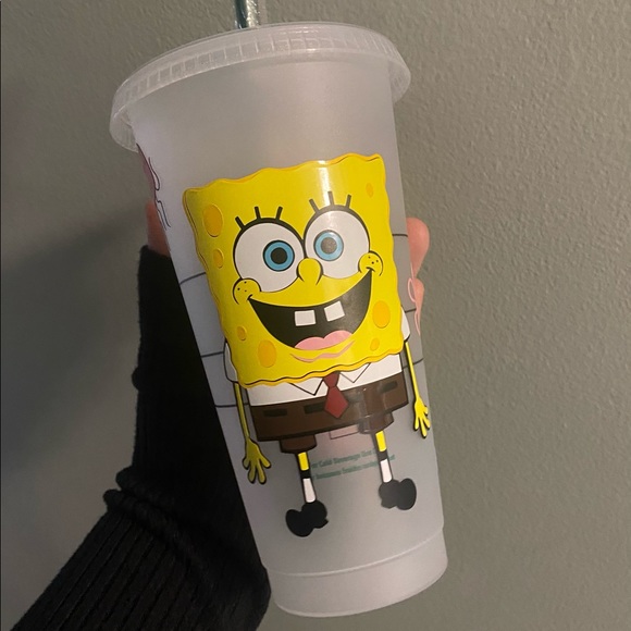 Spongebob Starbucks cold cup